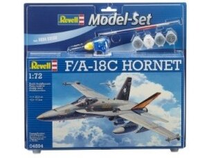 Revell - F/A-18C HORNET dovanų komplektas, 1/72, 64894