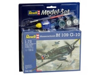 Revell - Messerschmitt Bf-109 G-10 dovanų komplektas, 1/72, 64160