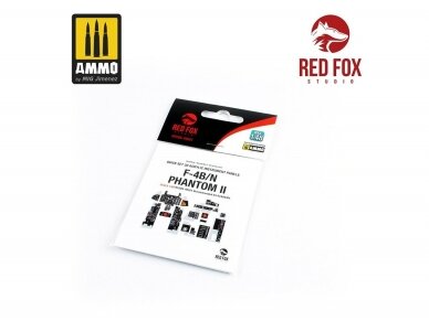 Red Fox Studio - 1/48 F-4B/N Phantom II (for Academy kit) (dekalkomānijas), 1/48, 48021