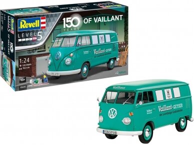 Revell - 150 years of Vaillant Volkswagen T1 Bus mudeli komplekt, 1/24, 05648 Revell - 150 years of Vaillant Volkswagen T1 Bus mudeli komplekt, 1/24, 05648