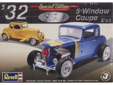 Revell - 1932 Ford 5 Window Coupe 2n1, 1/25, 14228