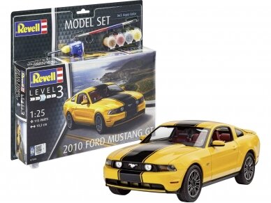 Revell - 2010 Ford Mustang GT Model Set, 1/25, 67046