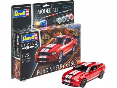 Revell - 2010 Ford Shelby GT 500 Model Set, 1/25, 67044