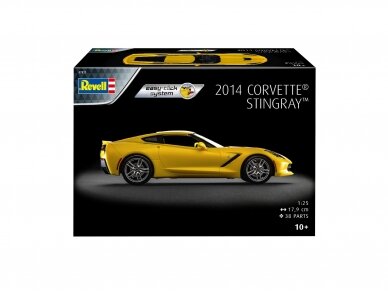 Revell - 2014 Corvette Stingray (easy-click), 1/25, 07825 1