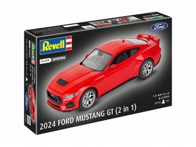 Revell - 2024 Ford Mustang GT (2 in 1) (Click System), 1/25, 07743 1 Revell - 2024 Ford Mustang GT (2 in 1) (Click System), 1/25, 07743 1