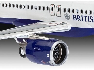 Revell - Airbus A320 neo British Airways dovanų komplektas, 1/144, 63840 5