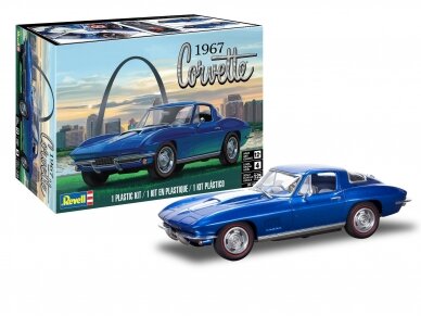 Revell - 1967 Corvette Sting Ray Sport Coupe 2N1, 1/25, 14517