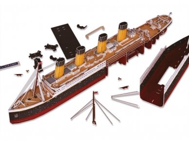 Revell - 3D Dėlionė RMS Titanic - LED Edition, 00154 3
