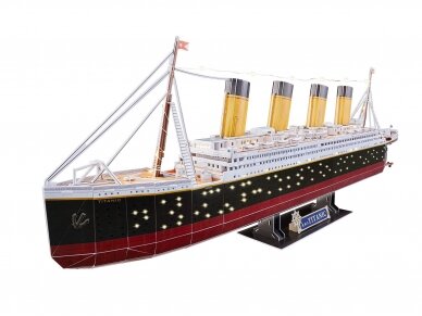 Revell - 3D Dėlionė RMS Titanic - LED Edition, 00154 1