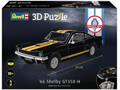 Revell - 3D Dėlionė 66 Shelby GT350-H, 00220 1