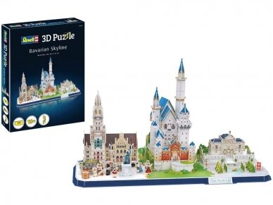 Revell - 3D Puzzle Bavarian Skyline, 00143