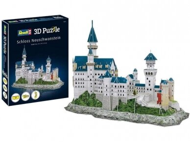 Revell - 3D Puzzle Neuschwanstein Castle, 00205