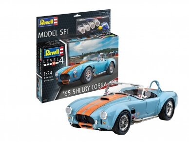 Revell - '65 Shelby Cobra 427 dovanų komplektas, 1/24, 67708 Revell - '65 Shelby Cobra 427 dovanų komplektas, 1/24, 67708
