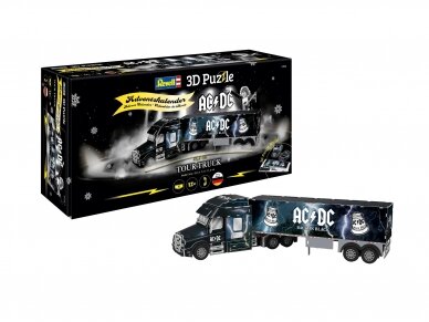 Revell - Advendikalender 3D Puzzle AC/DC Truck, 01046