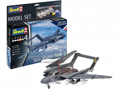 Revell - Sea Vixen FAW 2 Model Set, 1/72, 63866