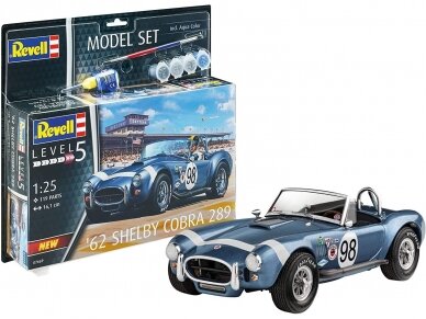 Revell - '62 Shelby Cobra 289 Model Set, 1/25, 67669 Revell - '62 Shelby Cobra 289 Model Set, 1/25, 67669
