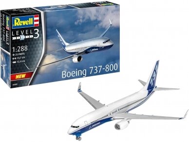 Revell - Boeing 737-800, 1/288, 03809