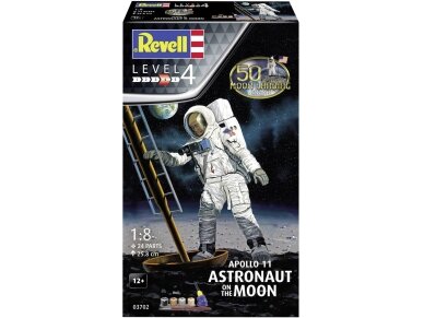 Revell - Apollo 11 Astronaut on the Moon Model Set, 1/8, 03702