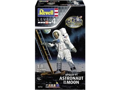 Revell - Apollo 11 Astronaut on the Moon dovanų komplektas, 1/8, 03702