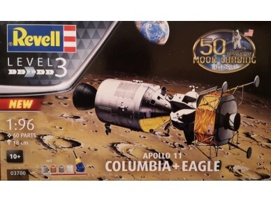 Revell - Apollo 11 Columbia & Eagle dovanų komplektas, 1/96, 03700