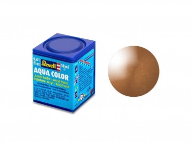 Revell - Aqua Color, Bronze, Metallic, 18ml, 95