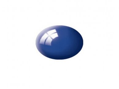 Revell - Aqua Color, Ultramarine Blue, Gloss, RAL 5002, 18ml, 51 1 Revell - Aqua Color, Ultramarine Blue, Gloss, RAL 5002, 18ml, 51 1
