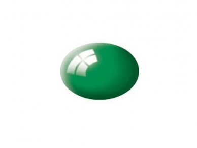 Revell - Aqua Color, Emerald Green, Gloss, 18ml, 61 1 Revell - Aqua Color, Emerald Green, Gloss, 18ml, 61 1