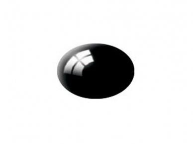 Revell - Aqua Color, Black, Gloss, 18ml, 07 1 Revell - Aqua Color, Black, Gloss, 18ml, 07 1