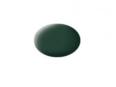 Revell - Aqua Color, Dark Green (RAF), Matt, 18ml, 68 1 Revell - Aqua Color, Dark Green (RAF), Matt, 18ml, 68 1