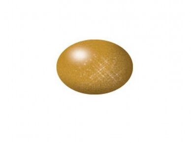 Revell - Aqua Color, Brass, Metallic, 18ml, 92 1 Revell - Aqua Color, Brass, Metallic, 18ml, 92 1