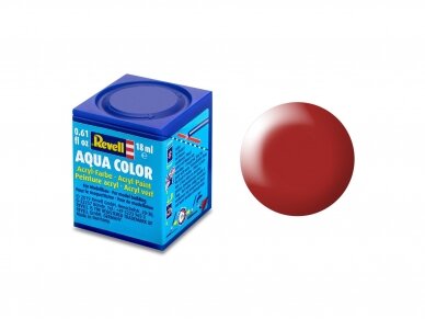 Revell - Aqua Color, Fiery Red, Silk, 18ml, 330 Revell - Aqua Color, Fiery Red, Silk, 18ml, 330