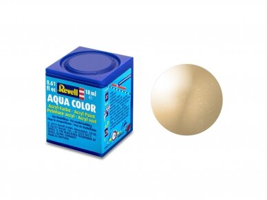 Revell - Aqua Color, Gold, Metallic, 18ml, 94