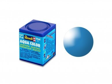 Revell - Aqua Color, Light Blue, Gloss, 18ml, 50 Revell - Aqua Color, Light Blue, Gloss, 18ml, 50