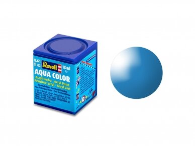 Revell - Aqua Color, Light Blue, Gloss, 18ml, 50