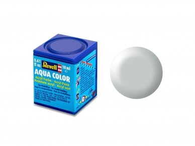 Revell - Aqua Color, Light Grey, Silk, 18ml, 371 Revell - Aqua Color, Light Grey, Silk, 18ml, 371