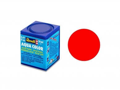 Revell - Aqua Color, Luminous Orange, Matt, 18ml, 25