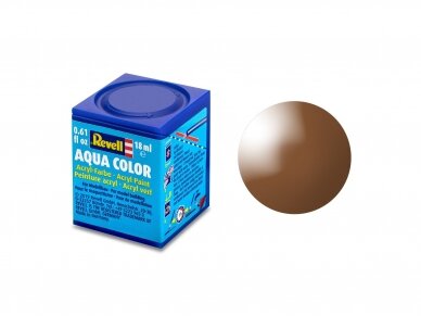 Revell - Aqua Color, Mud Brown, Gloss, 18ml, 80 Revell - Aqua Color, Mud Brown, Gloss, 18ml, 80