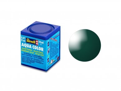 Revell - Aqua Color, Sea Green, Gloss, 18ml, 62 Revell - Aqua Color, Sea Green, Gloss, 18ml, 62