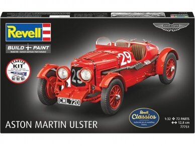 Revell - Aston Martin Ulster Starter Kit, 1/32, 77751 1 Revell - Aston Martin Ulster Starter Kit, 1/32, 77751 1