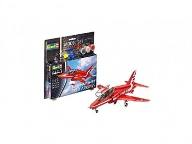 Revell - BAe Hawk T.1 Red Arrows dovanų komplektas, 1/72, 64921