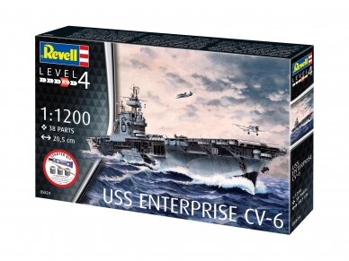 Revell - USS Enterprise CV-6 подарочный набор, 1/1200, 75824 3 Revell - USS Enterprise CV-6 подарочный набор, 1/1200, 75824 3