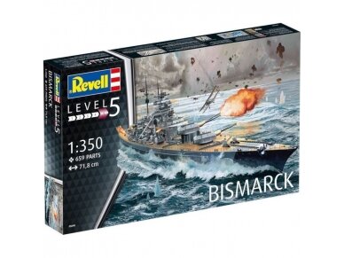 Revell - Bismarck, 1/350, 05040 1 Revell - Bismarck, 1/350, 05040 1