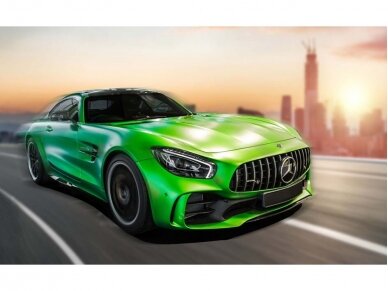 Revell - Build‘N Race-Chassis Mercedes-AMG GT R, green, 1/43, 23153 1