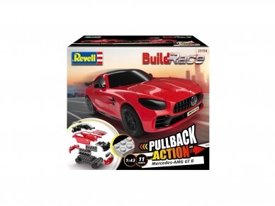 Revell - Build‘N Race-Chassis Mercedes-AMG GT R, red, 1/43, 23154