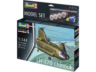 Revell - CH-47D Chinook Model Set, 1/144, 63825