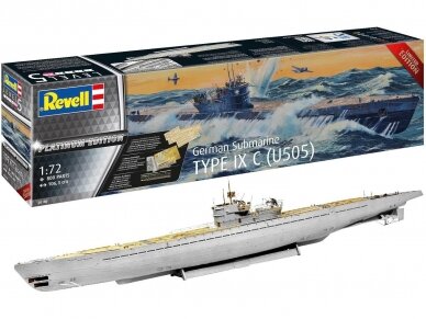 Revell - Deutsches U-Boot German Submarine Type IX C Platinum Edition, 1/72, 05180 Revell - Deutsches U-Boot German Submarine Type IX C Platinum Edition, 1/72, 05180