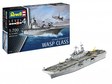Revell - Assault Carrier USS WASP CLASS Model Set, 1/700, 65178 1
