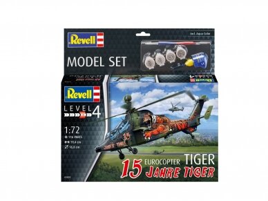 Revell - Eurocopter Tiger 15 Jahre Tiger Model Set, 1/72, 63839 1