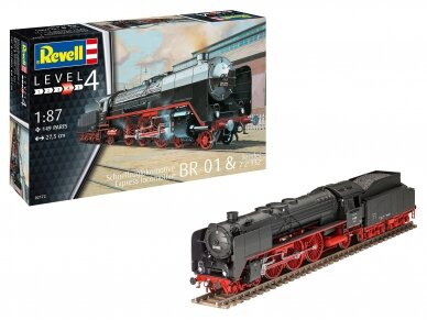 Revell - Express locomotive BR01 with tender 2'2' T32, 1/87, 02172