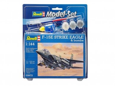 Revell - F-15E STRIKE EAGLE & bombs dāvanu komplekts, 1/144, 63972 1